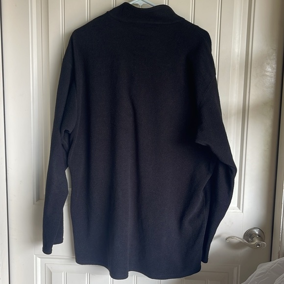 Patagonia Capilene Men’s Black Fleece 1/4 Zip Sweater - Picture 2 of 5